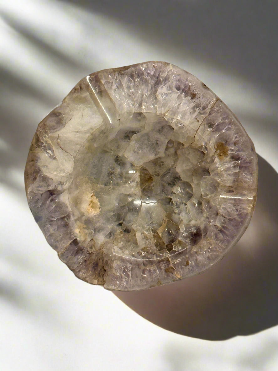 Rose Whisper Agate Ashtray