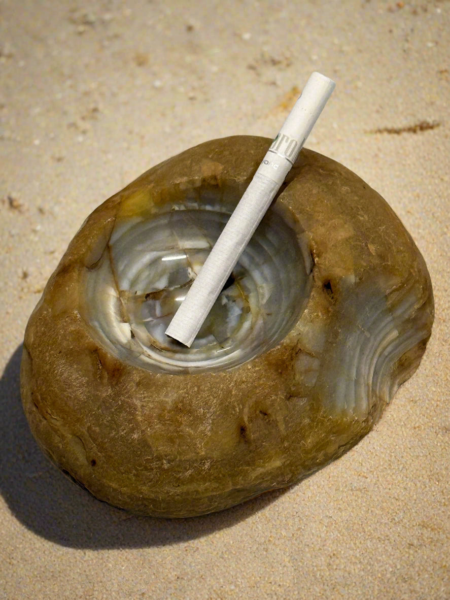 Tumbled Agate Ashtray