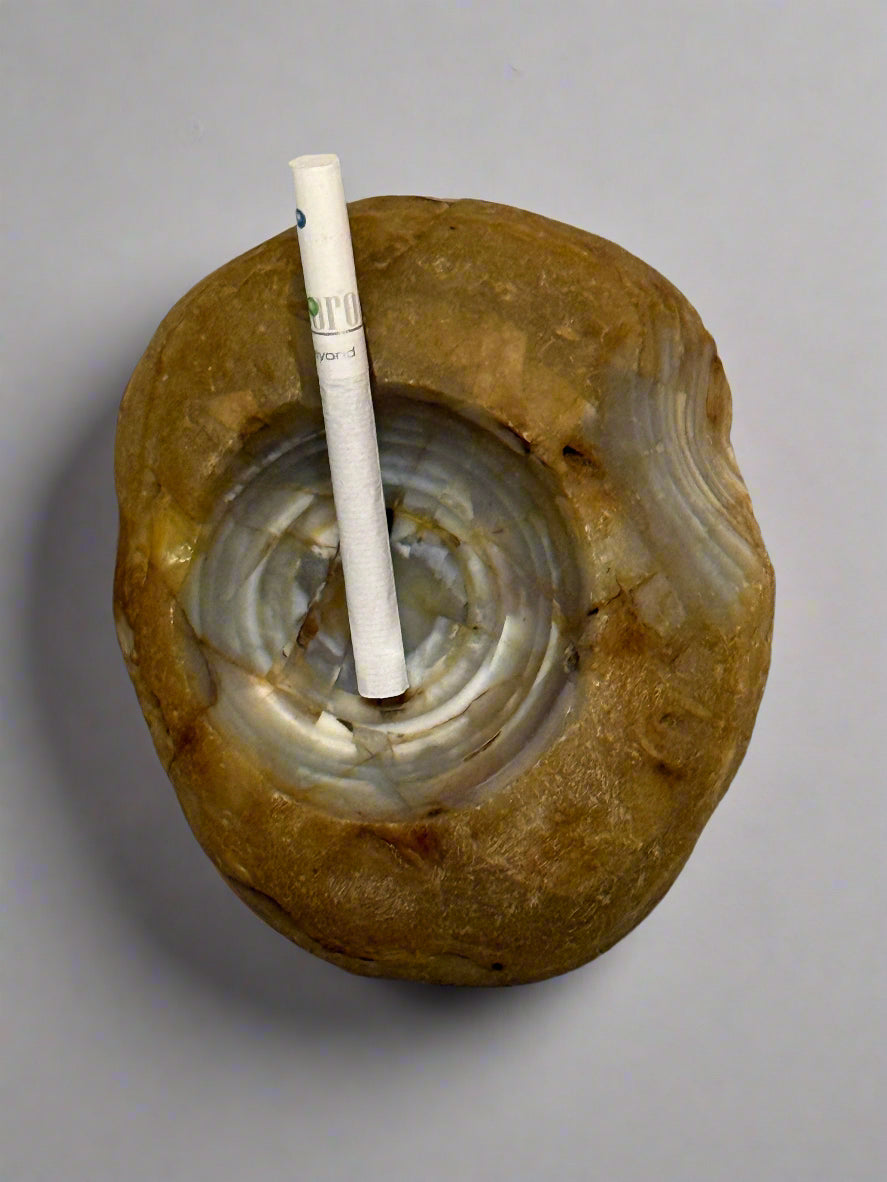 Tumbled Agate Ashtray