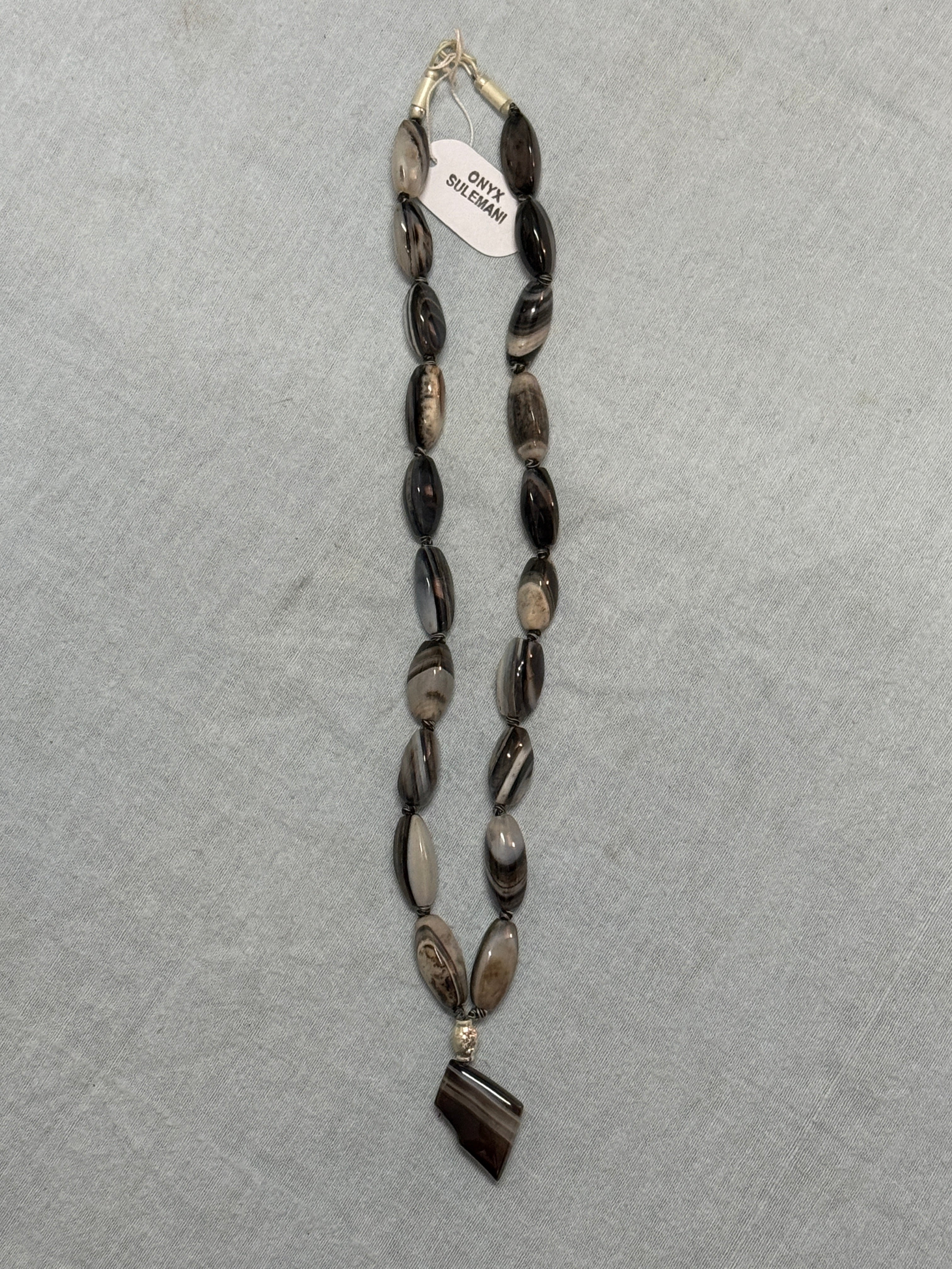 Genuine Sulemani Onyx Necklace – Handmade Agate Gemstone Strand