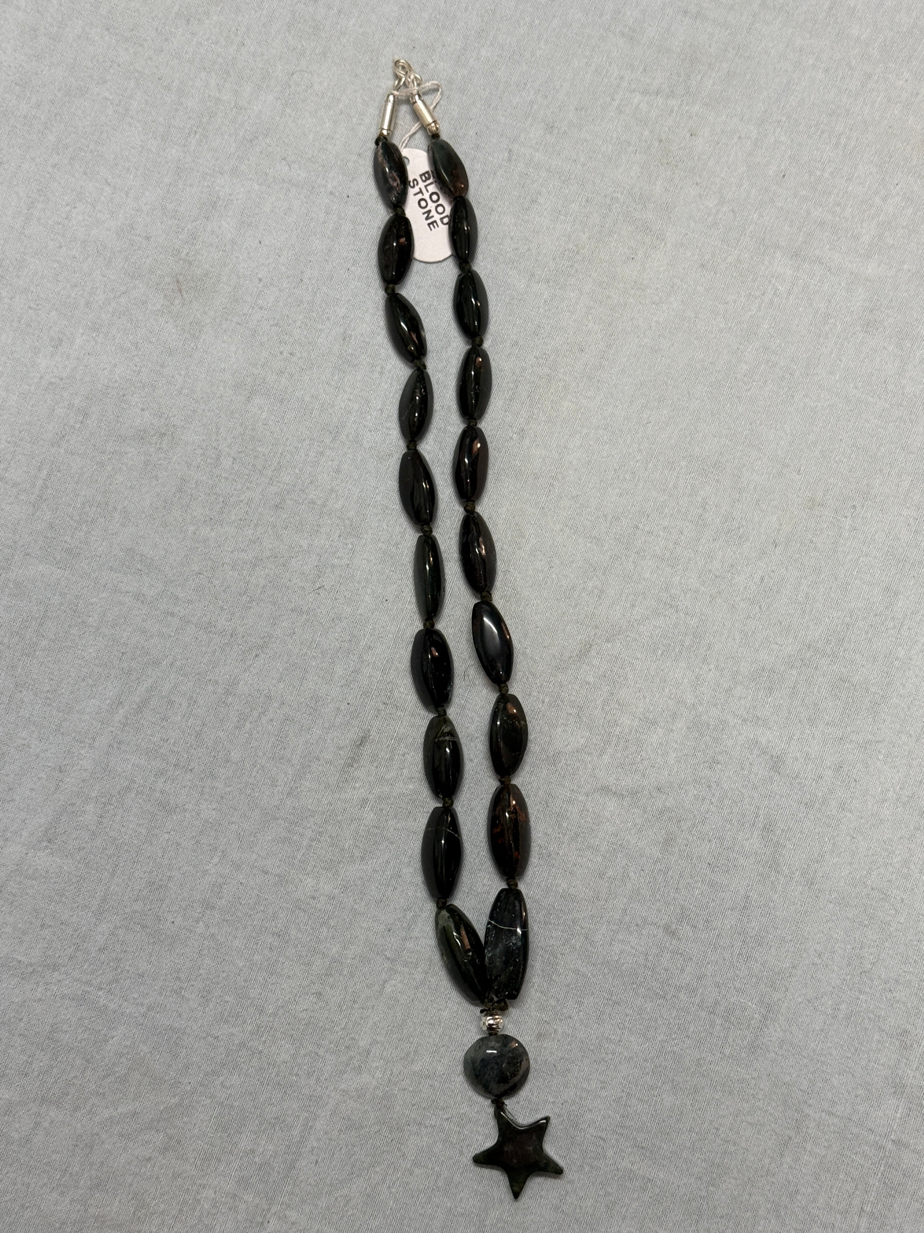 Semi-Precious Bloodstone Necklace – Strength, Courage & Grounding