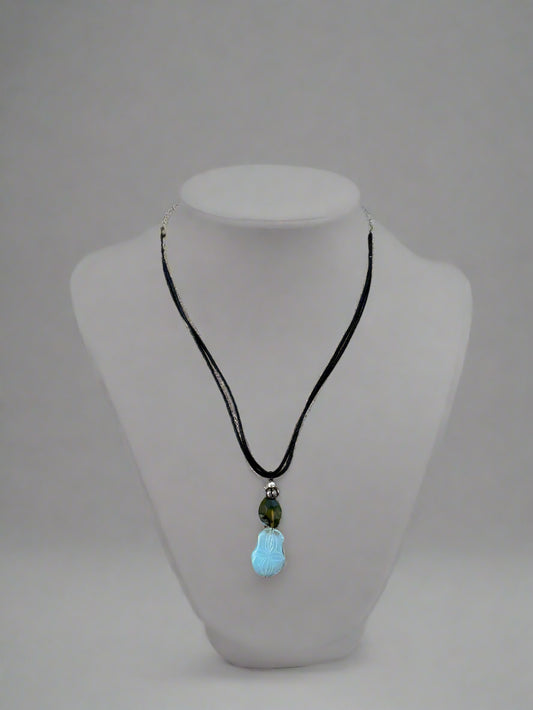 String Necklace with Pendant 2