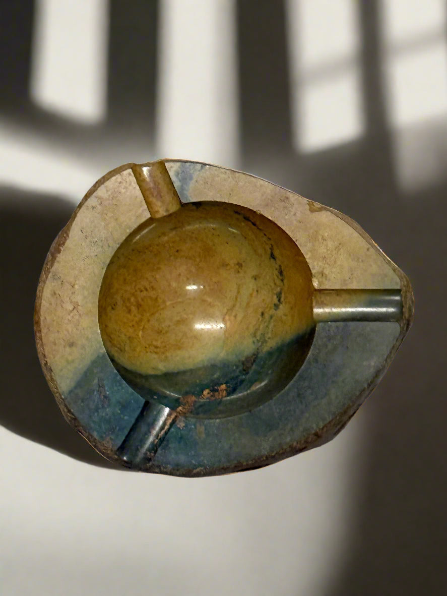 Agate Ashtray for Smokers – Handmade Natural Stone