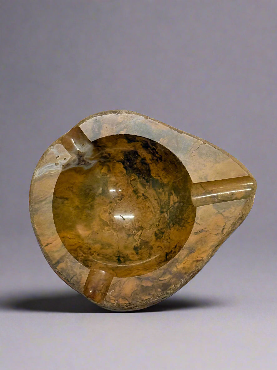 Agate Slab Ashtray – One-of-a-Kind Luxury Piece