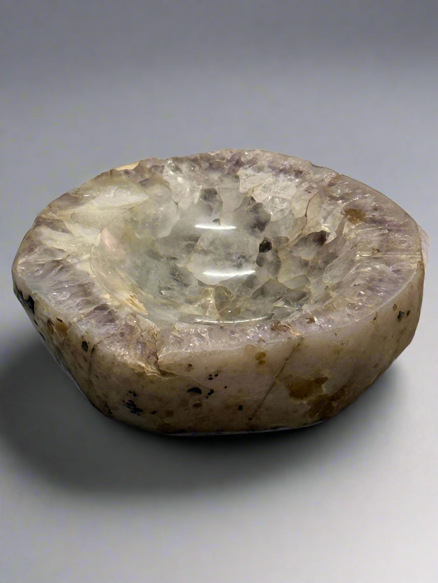 Rose Whisper Agate Ashtray