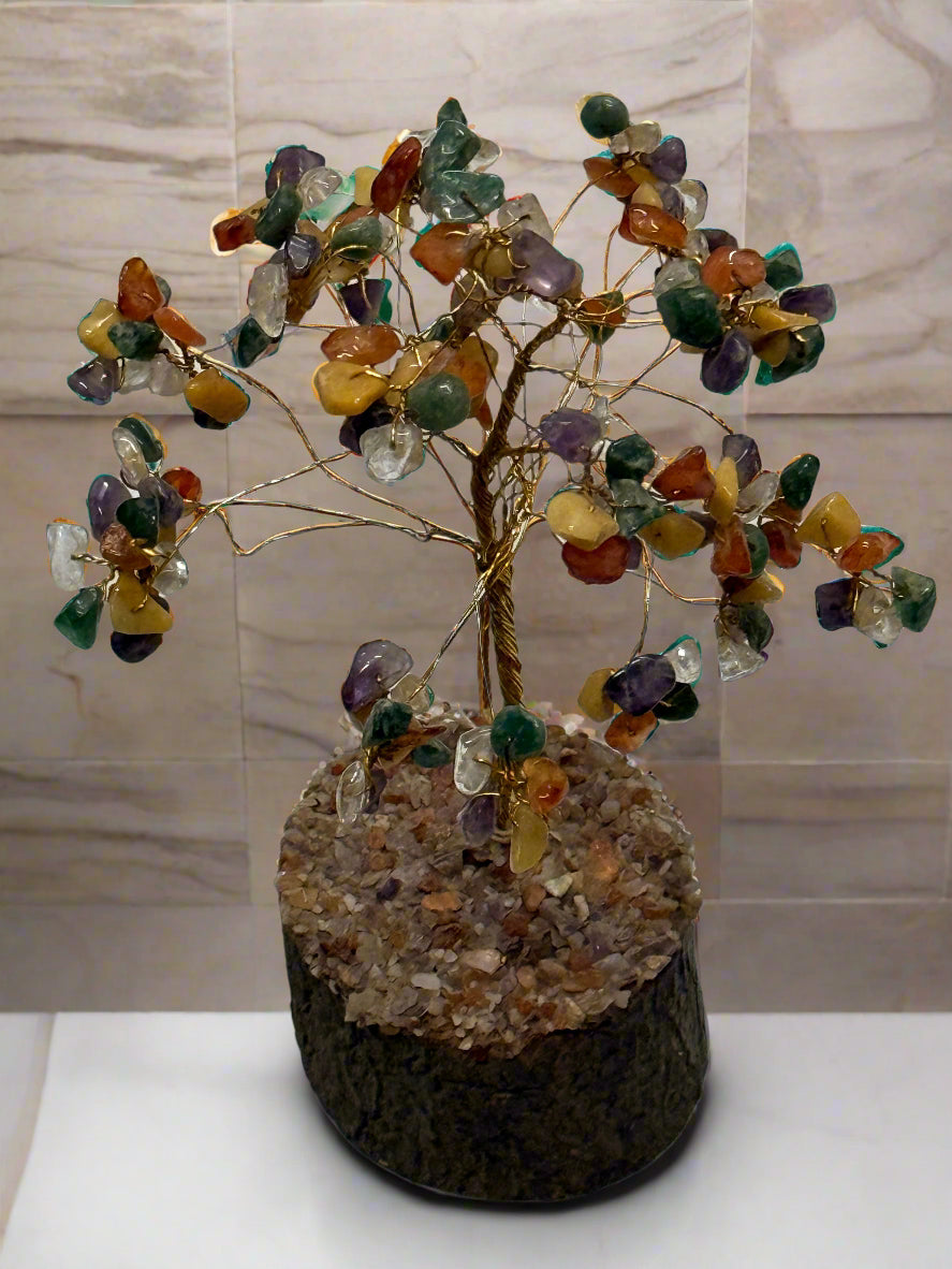 Agate Stone Plant Showpiece – Natural Beauty & Elegance