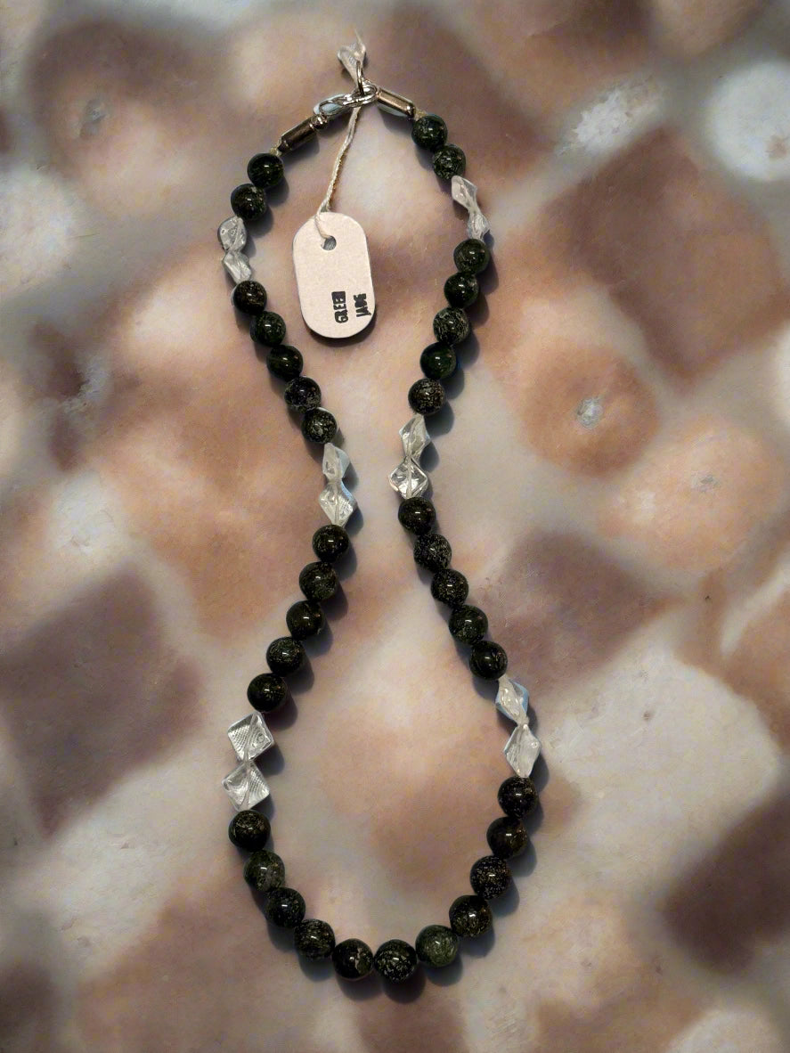 Semi-Precious Green Jade Necklace – Wellness, Wealth & Emotional Healing